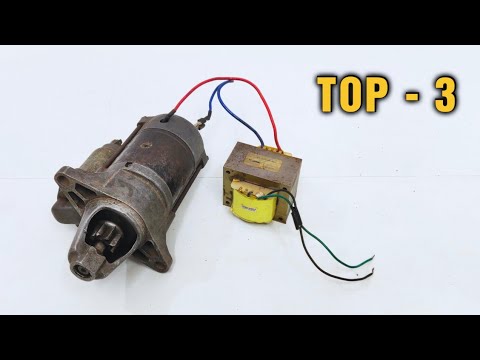 Convert 220v 1000W AC Air Blower to 12v DC Motor Blower Runs on Battery The Professor HINDI