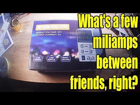 The cheapest adjustable bench power supply from Amazon