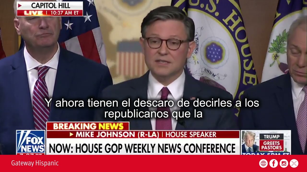 Mike Johnson Sends a Forceful Message to the Democrats