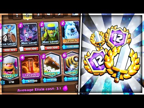 THE ULTIMATE ZAP BAIT DECK FOR GRAND CHALLENGE IN CLASH ROYALE! -  BEST DECK FOR 12 WINS IN GC!