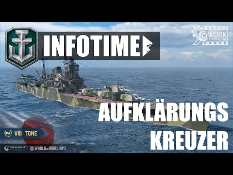 TONE, Aufklärungskreuzer mit Flugzeugstaffel! - World of Warships | [Info] [Deutsch] [60fps]