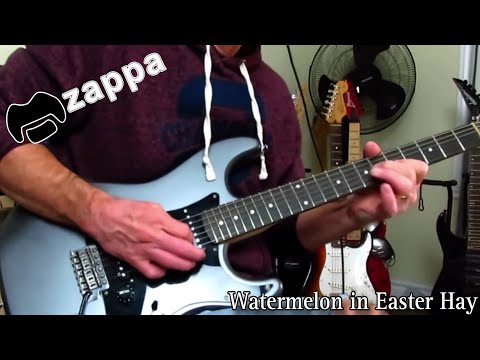 Watermelon in Easter Hay - Frank Zappa. Full Guitar Cover Kelly Dean Allen.