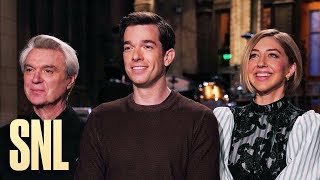 John Mulaney and David Byrne Celebrate Heidi Gardner’s First Promo - SNL