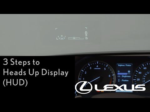 How-To Use the Head Up Display - Overview | Lexus RX