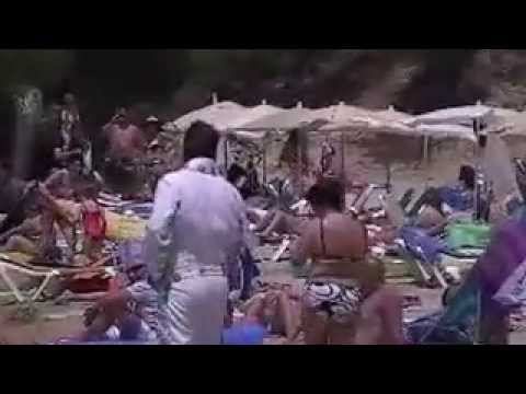 Elvis presley. Vincents bar. Portinatx beach Ibiza.