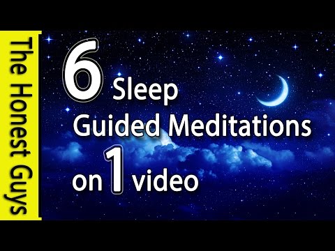 6 Guided Sleep Meditations on one Video (No Ads Between Tracks)