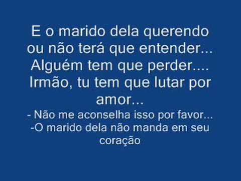 Letra de amigo fura olho