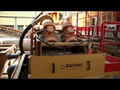 Soil Washing Plant BAIONI for contaminated soils, Washing Cleaning