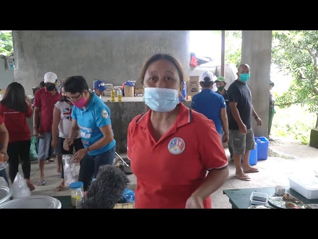 WATCH: Common kitchen feeds Taal Volcano evacuees in Agoncillo, Batangas