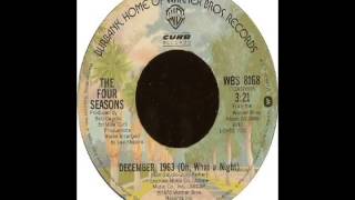 Frankie Valli & The Four Seasons - December 1963 Oh What A Night (1975)