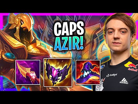 CAPS IS A BEAST WITH AZIR MID! | G2 Caps Plays Azir Mid vs Ahri!  Season 2024