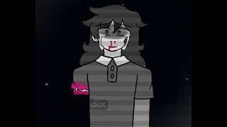 Small comic of my Oc :) || TW: Blood & gore(]) || Mirai Park Oc || RobinTheIdiot