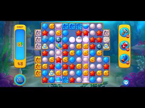 Fishdom level 9487 no boosters フィッシュダム ノーマル