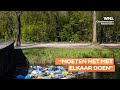 Vondelpark bezaaid met afval na zonnige dag: 'Afval hoort in een bak gegooid te worden'