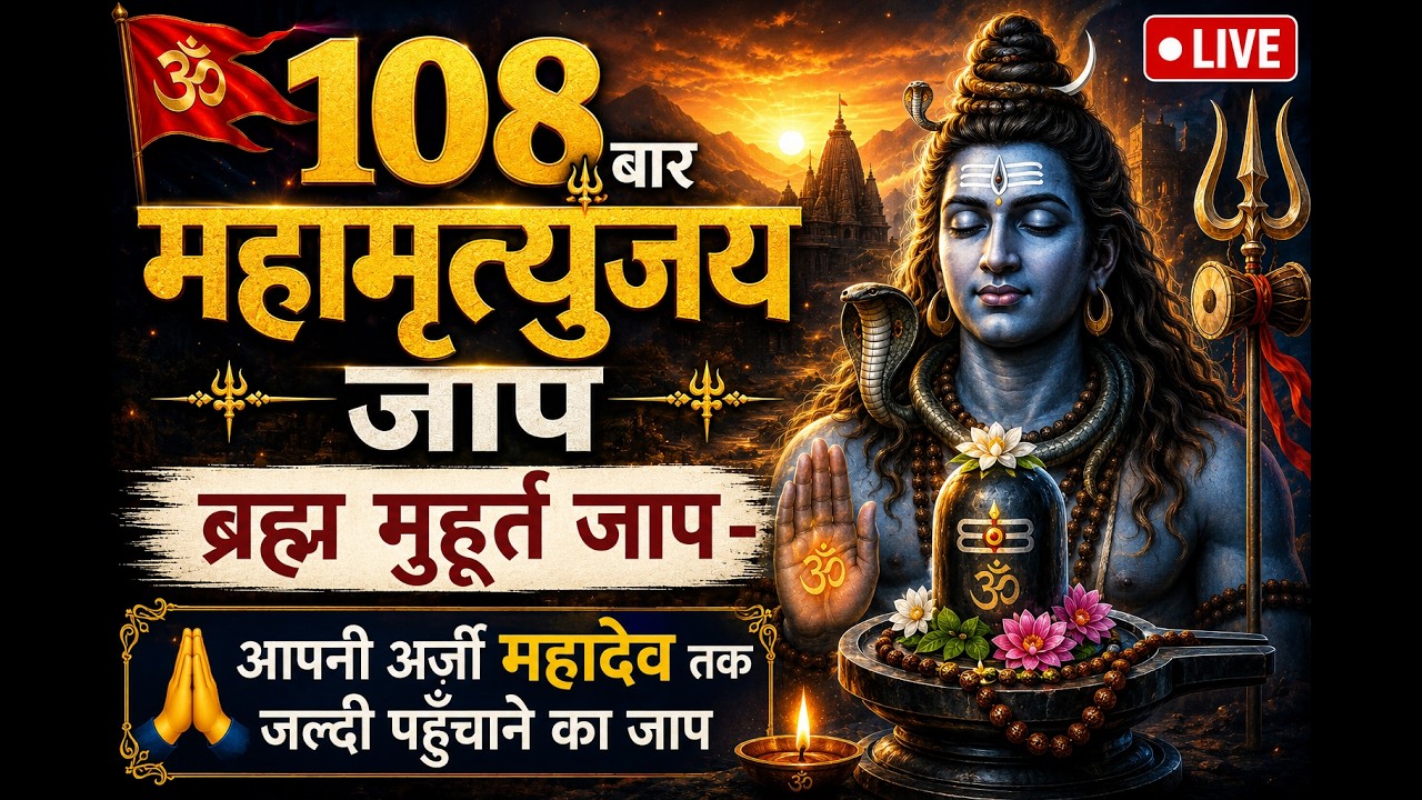 LIVE | 108 बार महामृत्युंजय मंत्र जाप