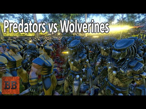 Predators versus Wolverines – Ultimate Epic Battle Simulator – UEBS