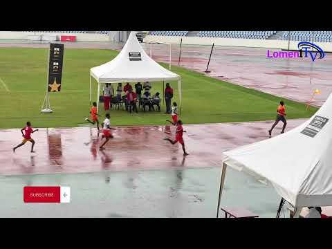 U15 girls 100m. Heat 6. GFH qualifiers. Cape Coast2024.