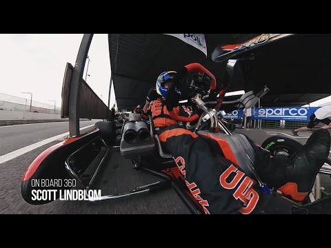360° Onboard Lap with Scott Lindblom | FIA Karting World Championship 2022 OK - OKJ