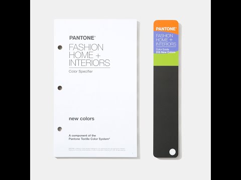 Pantone FHI Specifier & Color Guide Supplement Latest Ed.