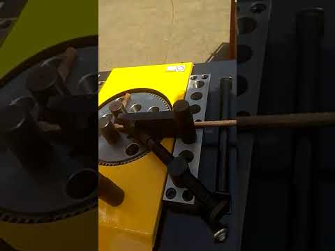Semi automatic steel bar bending machine gw 40, automation g...
