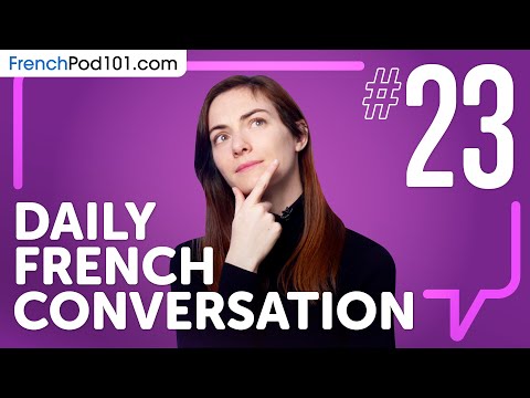 learn how to use the verb to be in French Daily French Conversations 01