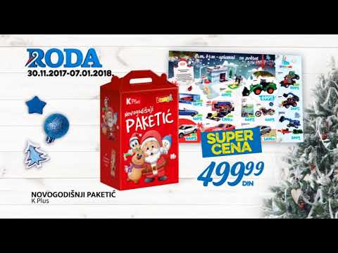 Novogodišnji slatkiši i igračke 30.11.2017 - 7.01.2018.