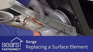 Replacing a Range Radiant Surface Element