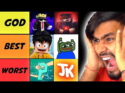 Indian Minecraft YouTubers: The Ultimate Block-Stacking Showdown!