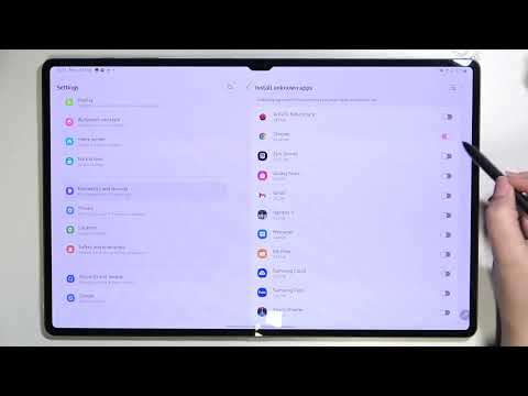 How to Enable Unknown Sources on SAMSUNG Galaxy Tab S8 Ultra - Install External Apps