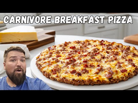 This Easy Carnivore Breakfast Pizza Recipe blew me away! Must Try