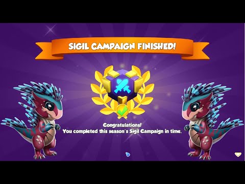 Finished November Sigil Campaign-Dragon Mania Legends | Porcupine Dragon | DML