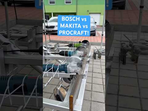 MAKITA vs BOSCH vs PROCRAFT - Kurzer Flex Test 🔥 #shorts #diy