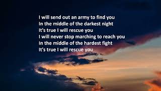 I will rescue you - Lauren Daigle