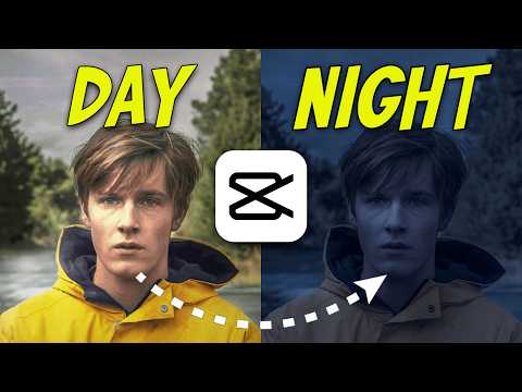 How to Change DAY to NIGHT in 3 Minutes | CapCut Color Grading