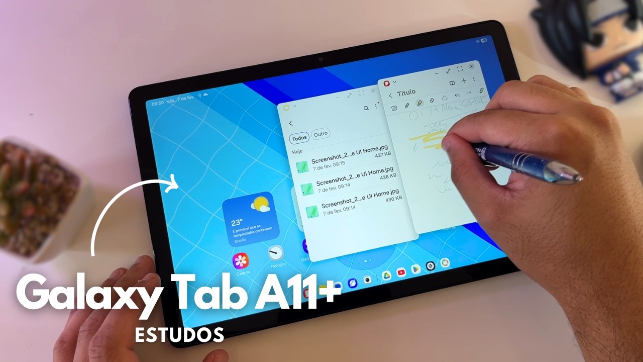 Miniatura da avaliação em vídeo de Tablet Samsung Galaxy Tab A11+ 11 Polegadas 128GB 6GB RAM