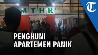 Video Terdampak Gempa 7,4 SR, Penghuni Apartemen MT Haryono Residence Panik Berhamburan