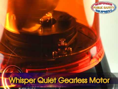 ECCO Whisper Quiet Amber Rotating Beacon Warning Light