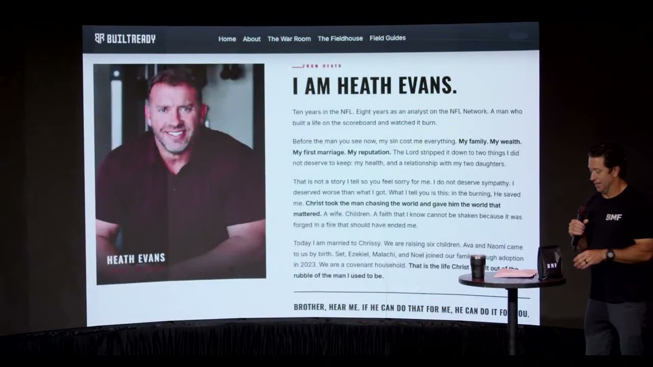 Heath Evans, Super Bowl champion and founder of BUILTREADY