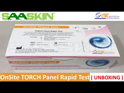 CTK Biotech OnSite TORCH Panel Rapid Test | Rapid Test | UNBOXING | #R0253C | Medical IVD |
