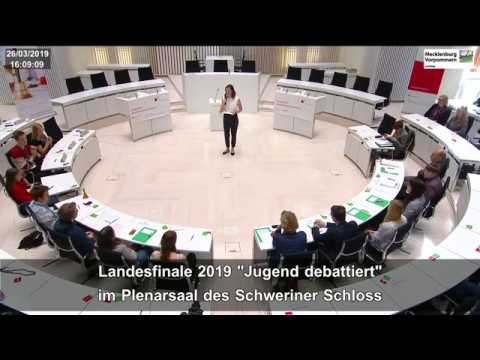 Landesfinale Jugend debattiert 2019