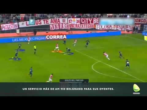 Gol de Joaquín Correa - Estudiantes de La Plata vs. Boca Juniors (1-0)
