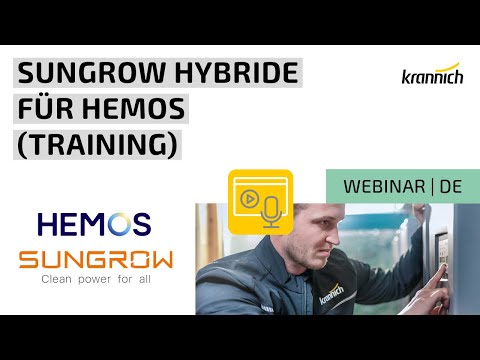 Webinar HEMOS & SUNGROW – Die smarte Energielösung jetzt bei Krannich im Shop!