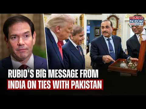 MARCO RUBIO's Big Message From India, US State Secretary On Relations With Pakistan Says...