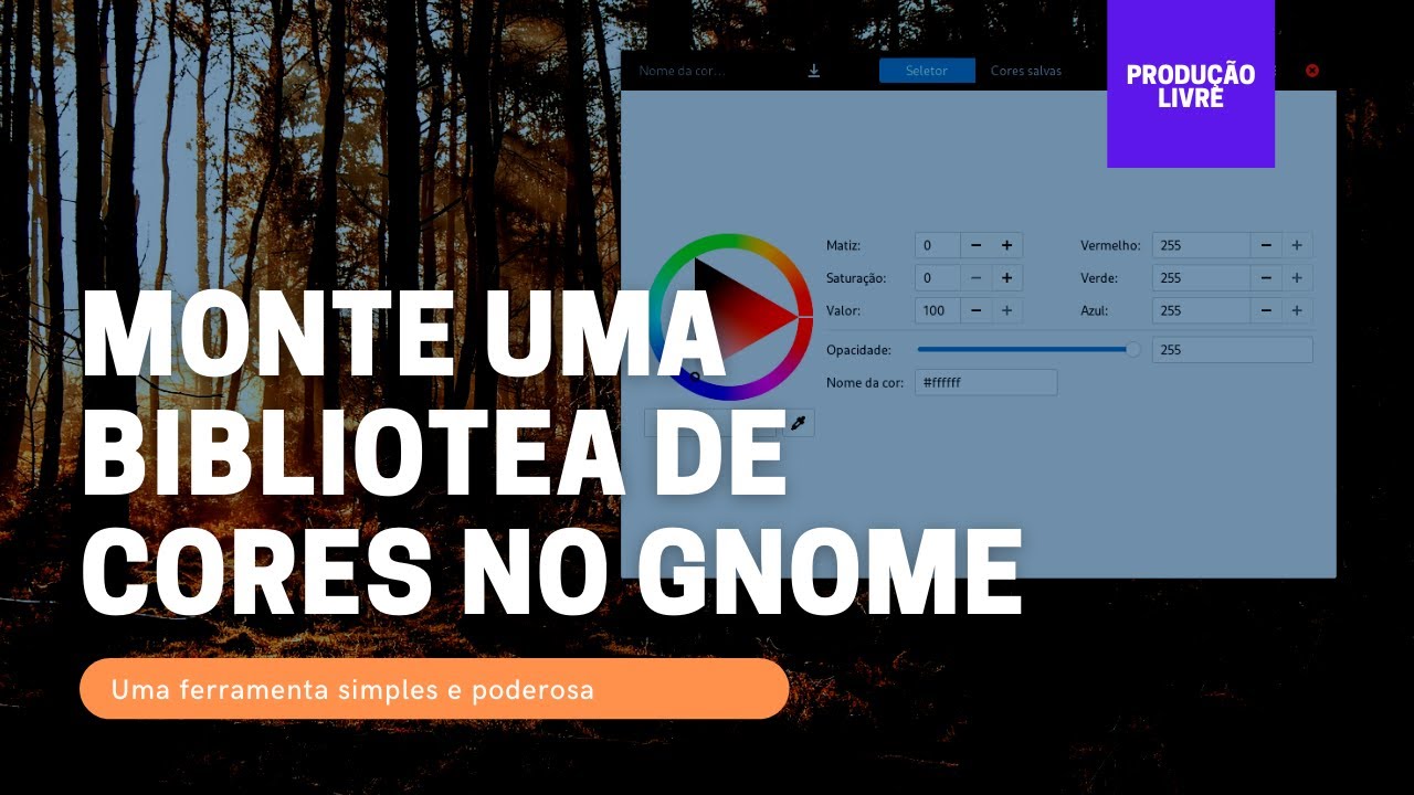 Use o Seletor de cores (Color Picker) para identificar cores em qualquer lugar da área de trabalho