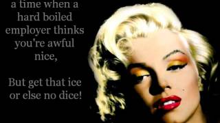 Marilyn Monroe - Diamonds Are A Girl&#39;s Best Friend Lyrics