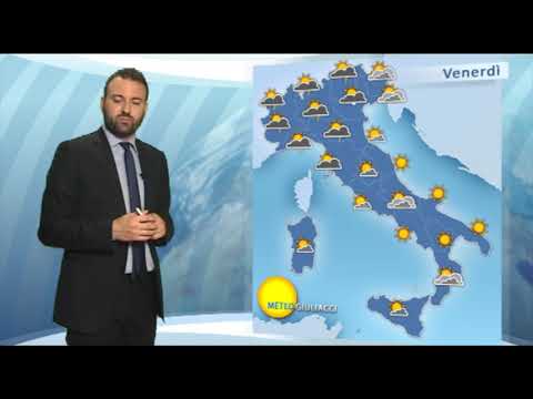 Previsioni meteo per venerdì 11 agosto 2017