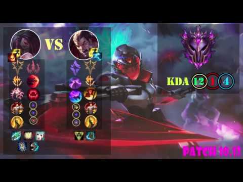 AKALI vs DARIUS TOP LANE-PATCH 10.13