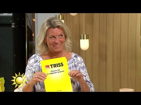 Trissvinnarens dröm "Sluta arbeta" - Nyhetsmorgon (TV4)