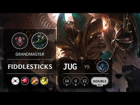 Fiddlesticks Jungle vs Karthus - KR Grandmaster Patch 9.16