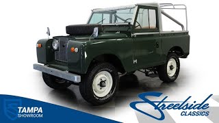 Video Thumbnail for 1971 Land Rover Series II